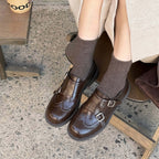 Damen stilvolle Slipper mit modischer Schnallenverzierung R&B
