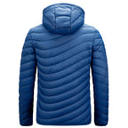 R&B | Gesteppte leichte Herrenjacke mit Kapuze