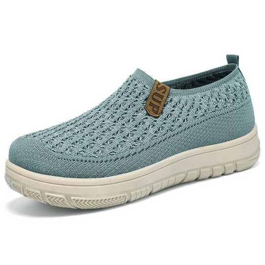 Damen Bequeme Slip-On Sneakers mit luftdurchlässigem Obermaterial R&B