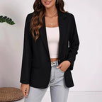 Damen eleganter Blazer mit zeitlosem Schnitt und praktischen Taschen R&B