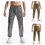 Herren atmungsaktive Jogginghose mit modernem Punktedesign R&B
