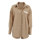 Damen Lässiges Ensemble aus cropped Shirt und Shorts R&B