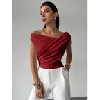 Damen Wickeloberteil mit weichem Stoff und elegantem Design R&B