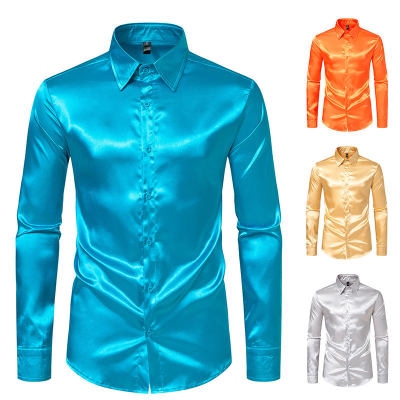 Herren Seidenhemd R&B