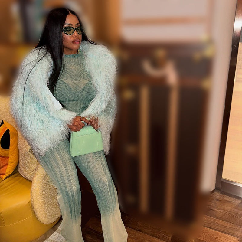 Damen Elegantes und modernes Lounge-Set mit raffinierter Struktur R&B