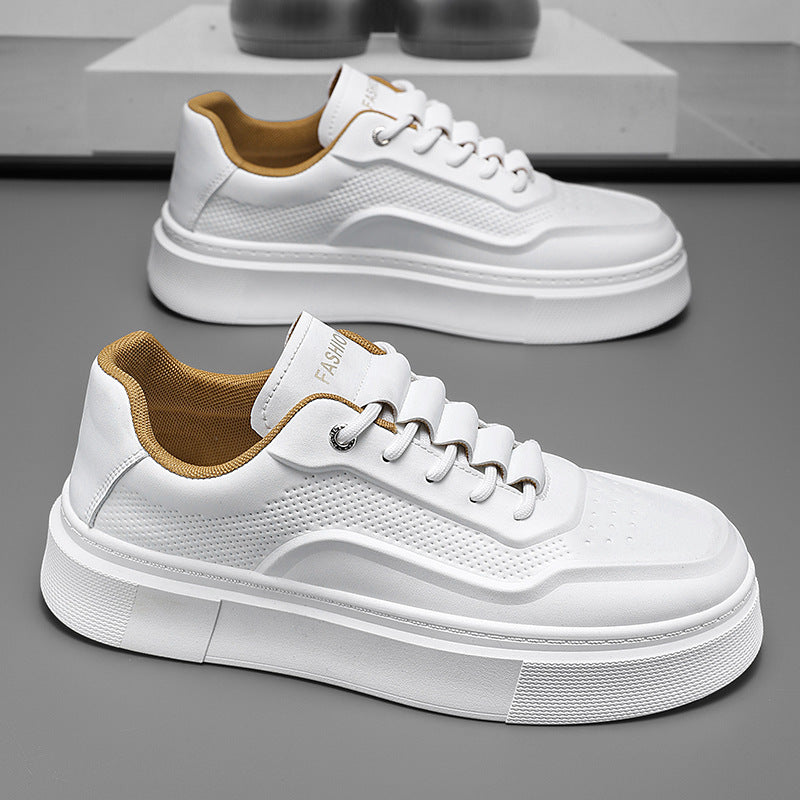 Damen Sportliche Plateau Sneakers mit atmungsaktiver Konstruktion und modischem Obermaterial