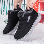 Damen Isolierte Winterstiefel mit rutschfestem Klettverschluss und weichem Innenfutter R&B