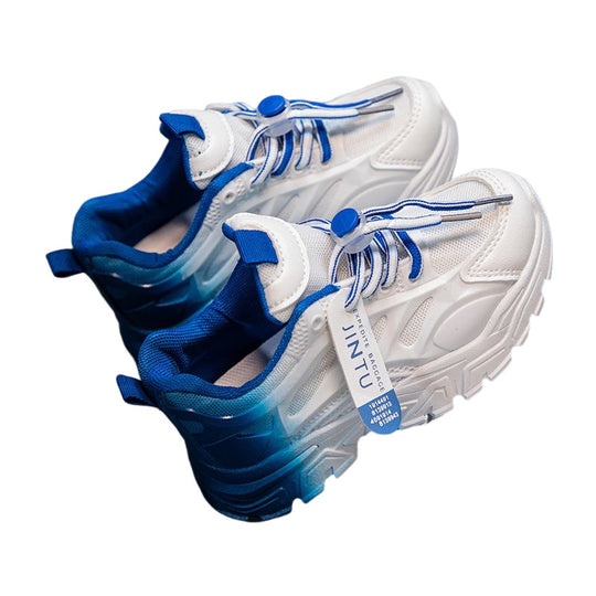 Damen modische Sneakers mit modernem Lagermuster und rutschfester Sohle R&B