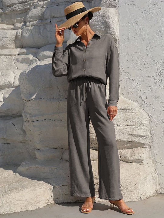 Damen Elegantes Zweiteiliges Set mit entspannter Passform R&B