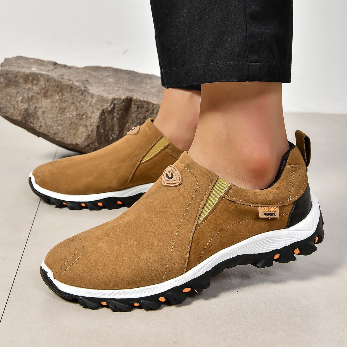 Damen Sportliche Slip-On Sneakers R&B