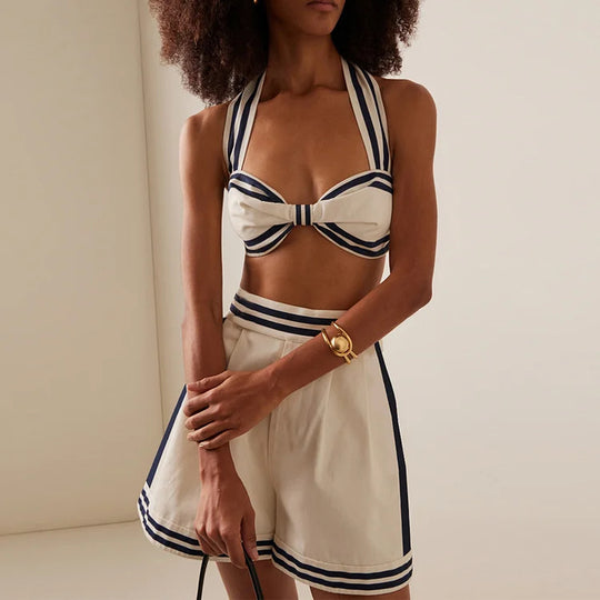 Damen Badeoutfit mit eleganter Schleifen-Detail R&B