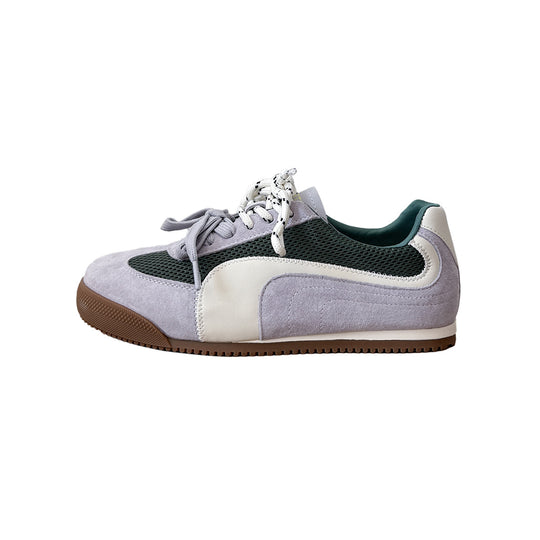 Damen Sportliche Sneakers mit atmungsaktivem Mesh-Obermaterial und robustem Gummiboden R&B