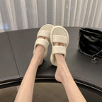 Damen komfortable Badesandalen mit anatomischem Fußbett und rutschfester Sohle R&B