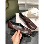 Damen elegante Ballerinas mit modischem Riemchen R&B