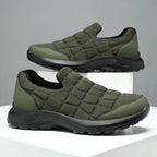 Damen Komfortable Slip-On Sneakers mit gepolstertem Schaft R&B