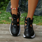 Damen Sportliche High-Top Sneakers mit atmungsaktivem Obermaterial R&B