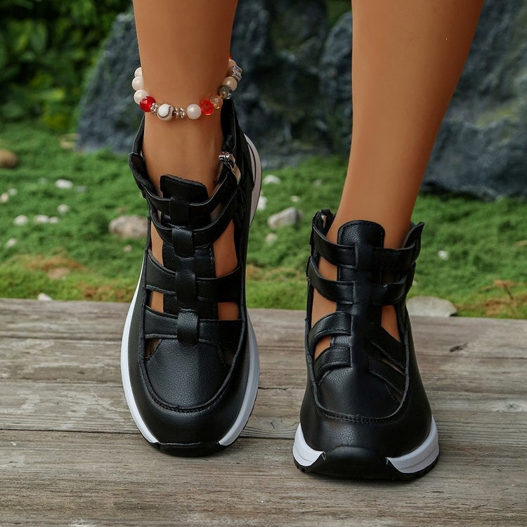 Damen Sportliche High-Top Sneakers mit atmungsaktivem Obermaterial R&B