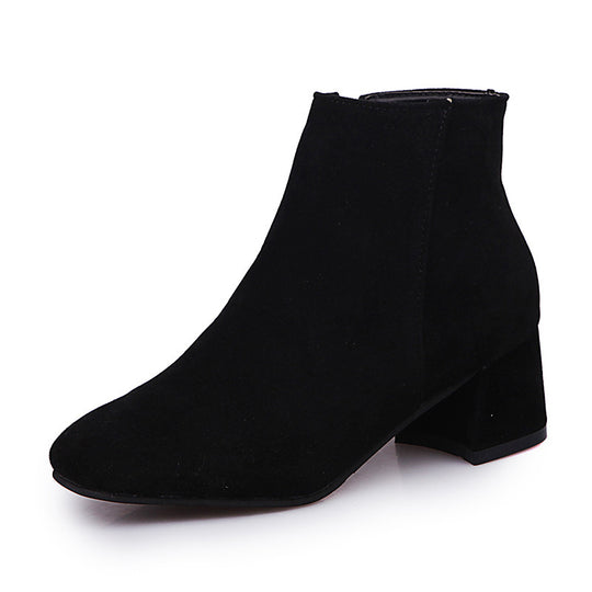 Damen Stiefeletten mit elegantem Reißverschluss und softem Obermaterial R&B