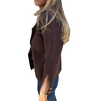 Damen eleganter blaser mit doppelter Knopfleiste