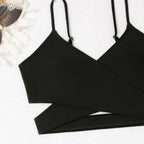 Damen Triangel-Bikini mit elegantem Wickelrock R&B