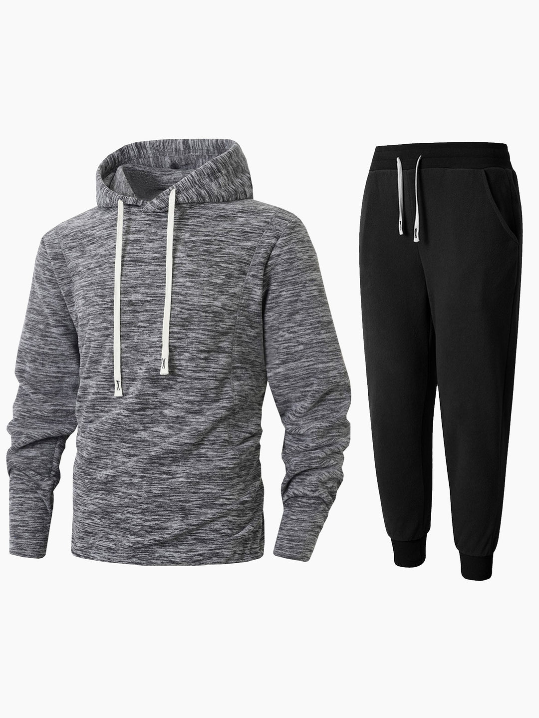 Damen Kuscheliger Fleece-Hoodie und Jogginghose Set R&B