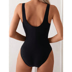 Damen Figurformender Einteiler Badeanzug R&B