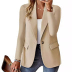 Damen Moderner Tailored Blazer mit elegante Knopfdetails R&B