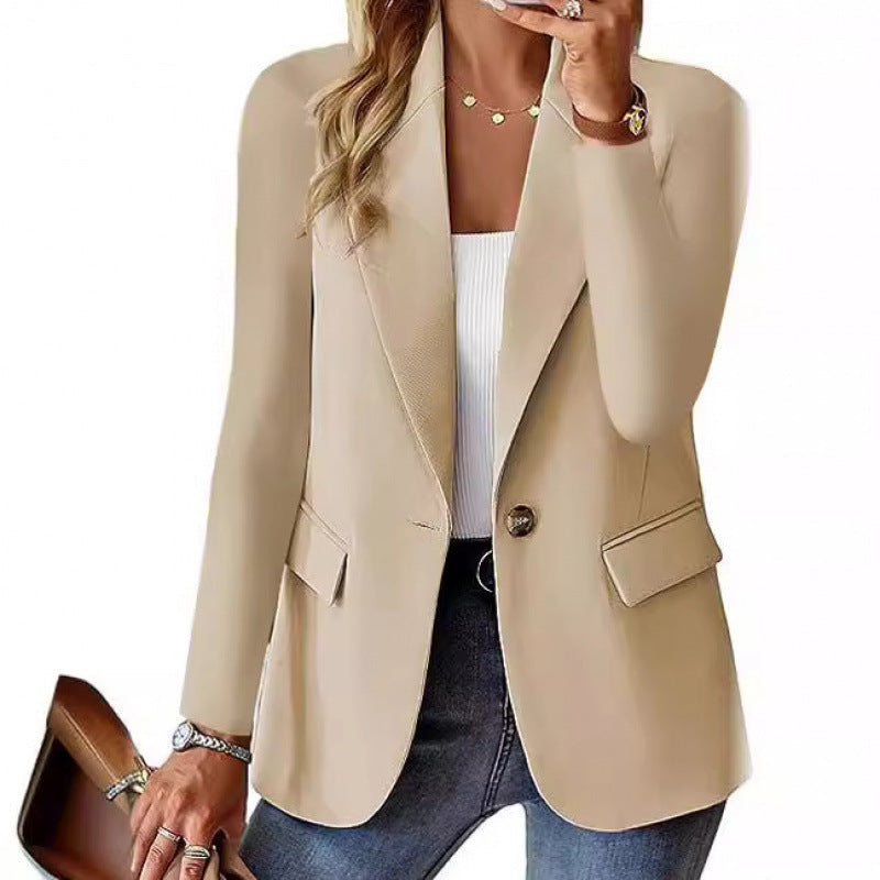 Damen Moderner Tailored Blazer mit elegante Knopfdetails R&B