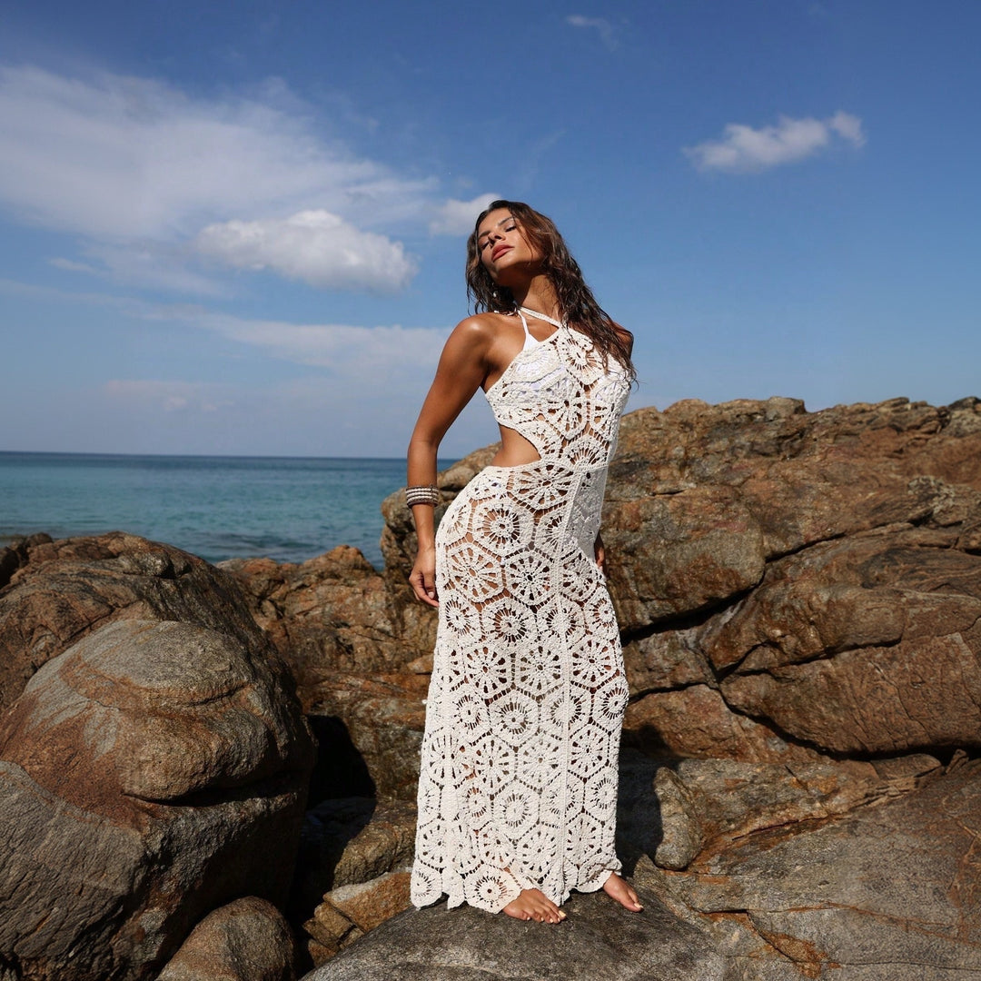 Damen Häkelkleid R&B