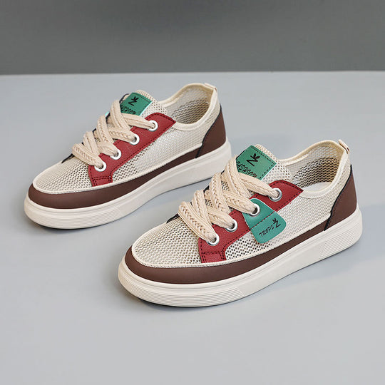 Damen Atmungsaktive Freizeitsneaker mit elastischer Schnürung und rutschfester Sohle R&B