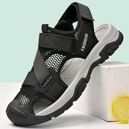 Damen Bequeme und atmungsaktive Outdoor-Sandalen mit rutschfester Sohle R&B