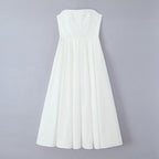 Damen elegantes corsagenfreies Abendkleid