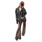 Damen Lässige Kunstlederjacke mit modischem Schnitt R&B