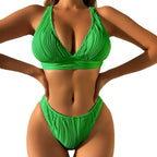 Damen Design Bikini mit gerafften Details R&B