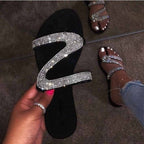 Damen Glitzernde Riemchensandalen mit komfortablem Fußbett und rutschfester Sohle R&B