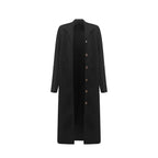 Damen Oversized Mantel mit klassischem Revers und Knopfdetails R&B