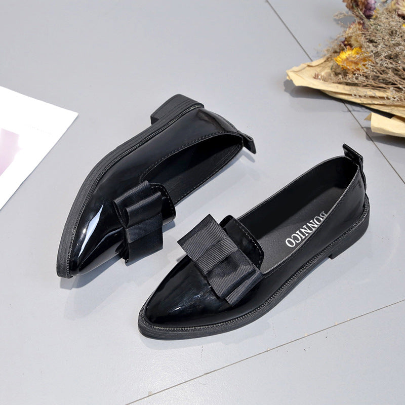 Damen elegante Slipper mit modischem Schleifendetail R&B