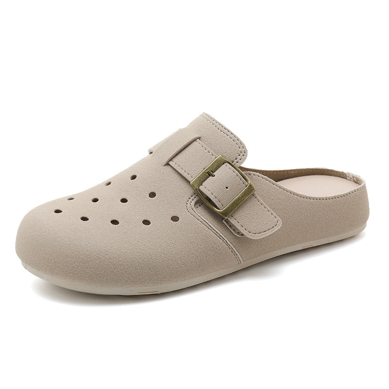 Damen bequeme Clogs mit modischem Riemen und atmungsaktivem Obermaterial R&B