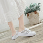 Damen atmungsaktive Slip-On Sneakers mit bequemer Dämpfung R&B