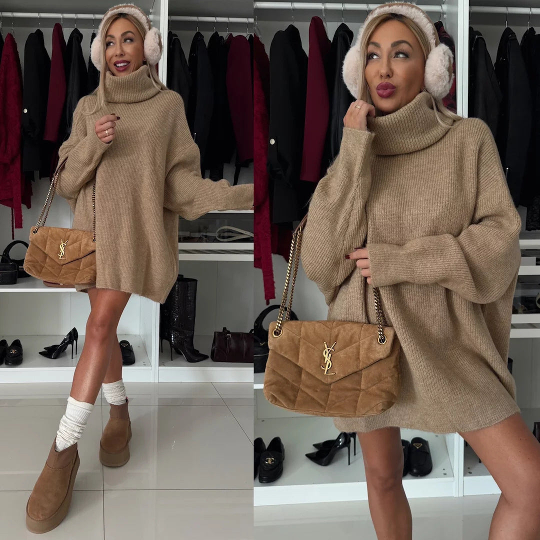 Damen Großer Rollkragenpullover R&B