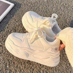 Damen Sportliche Chunky Sneakers mit dämpfender Sohle und atmungsaktivem Obermaterial R&B