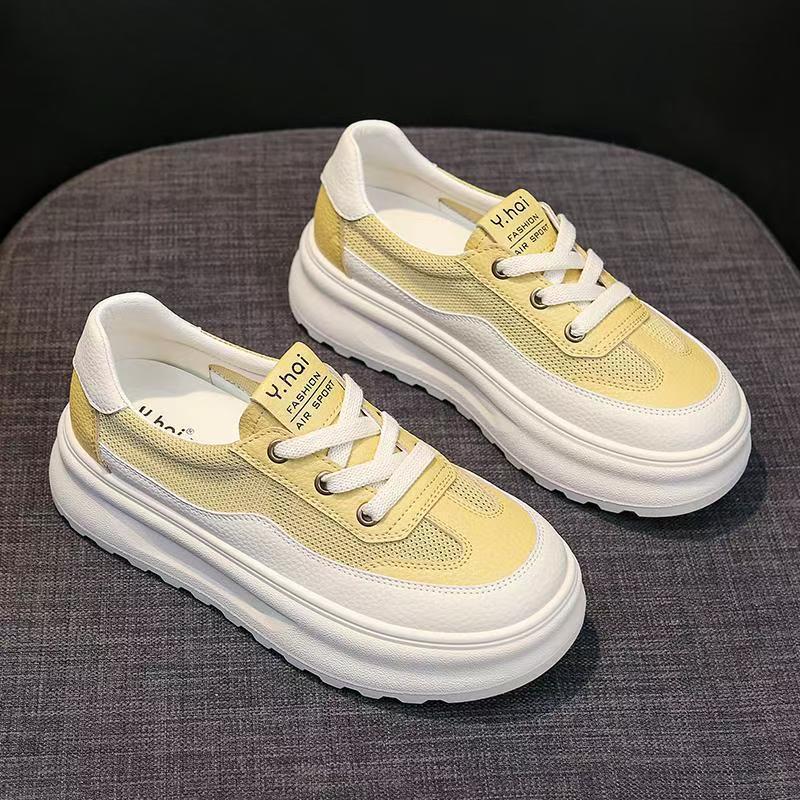 Damen sportive Chunky Sneakers mit atmungsaktivem Obermaterial und gepolsterter Sohle R&B
