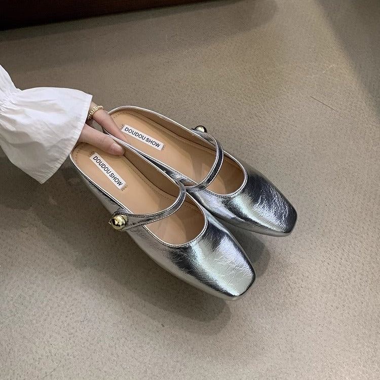 Damen elegante Mary Jane Schuhe mit modischem Riemchen R&B
