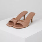 Damen elegante High Heel Sandalen mit blockierendem Design R&B