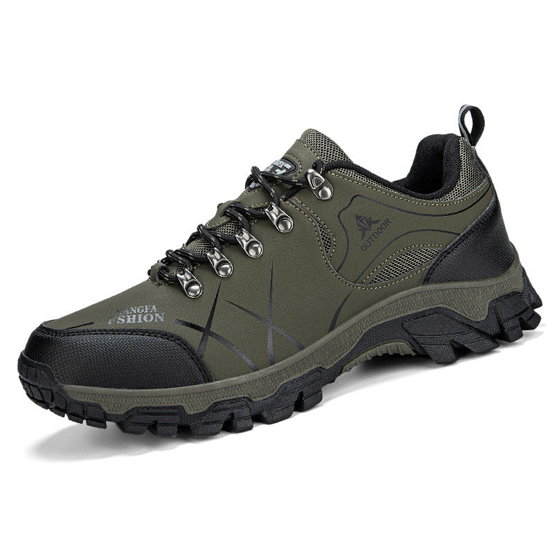 Herren nan robuste wasserabweisende Trekking-Schuhe mit profilierter Gummisohle R&B