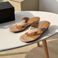 Damen Bequeme Wedgesandalen mit modischem Zehenstegdesign