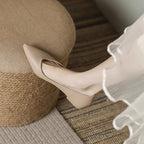 Damen Elegante Ballerinas mit spitzem Design und weich gepolsterter Innensohle R&B