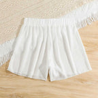 Damen Luftige Strandshorts im modernen Netzdesign R&B