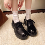 Damen Schnürschuhe mit robustem Blockabsatz und gepolstertem Fußbett R&B