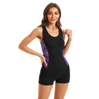 Damen Sportlicher Einteiler mit floralem Design R&B